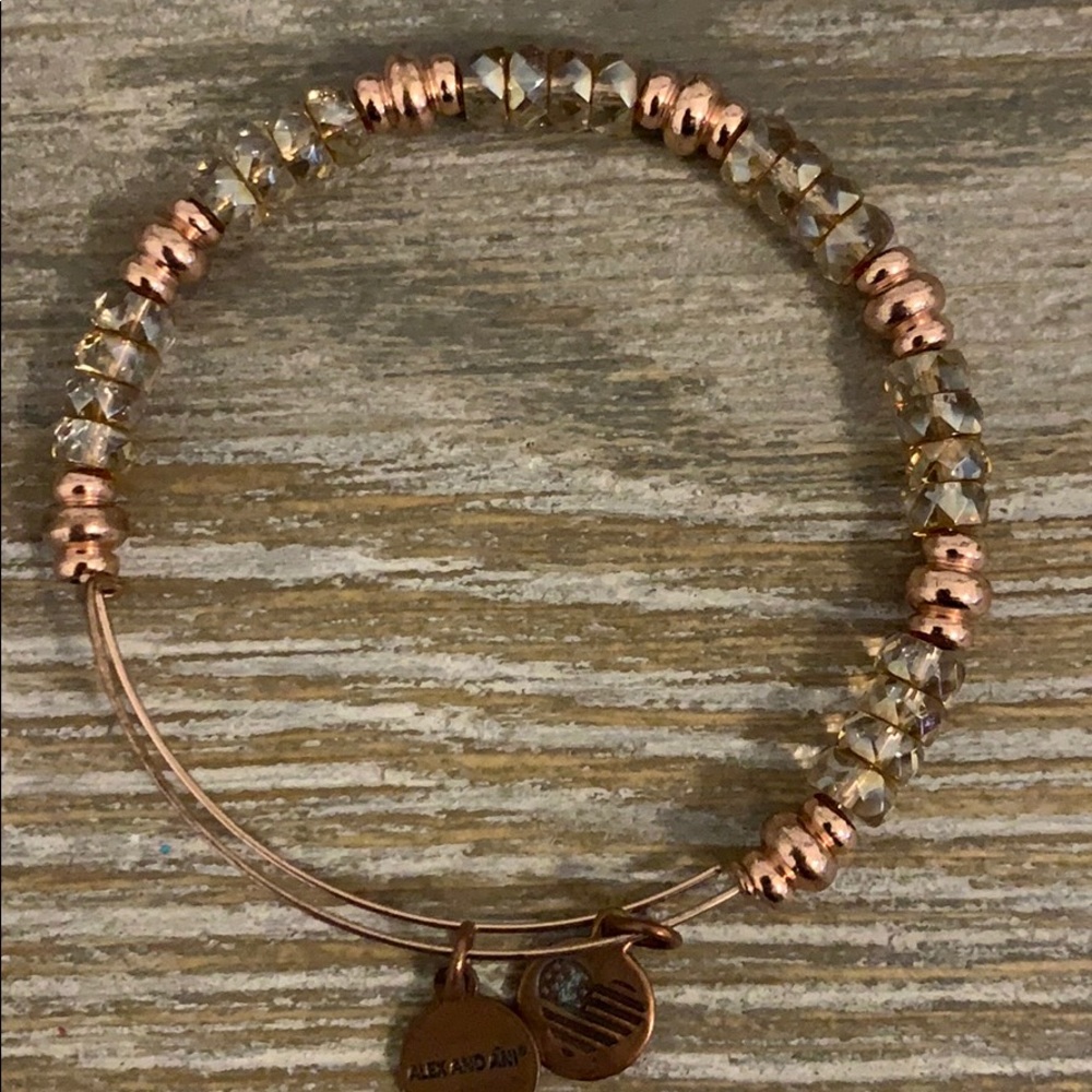 Gold Alex and Ani bracelet